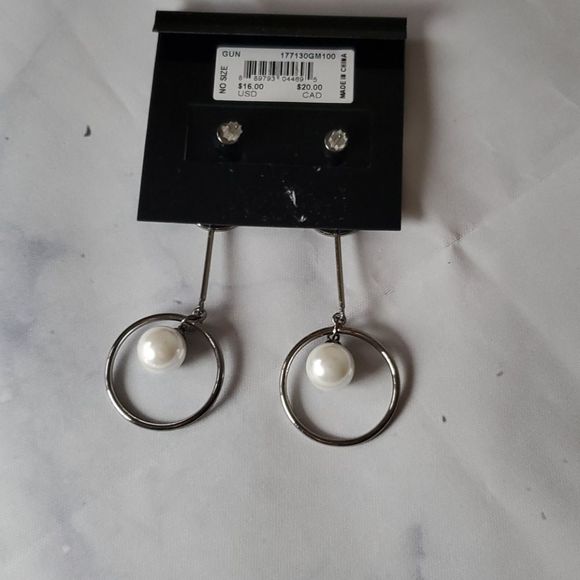 BCBGeneration Hoop Drop Earrings - Picture 3 of 3